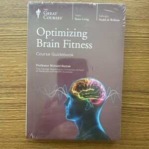 The Great Courses: Optimizing Brain Fitness - 2 DVDs + Course Guidebook NEW